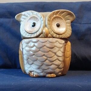 Owl Shaped Ceramic Cookie Jar